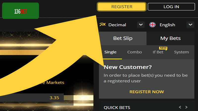 Registo na 136Bet