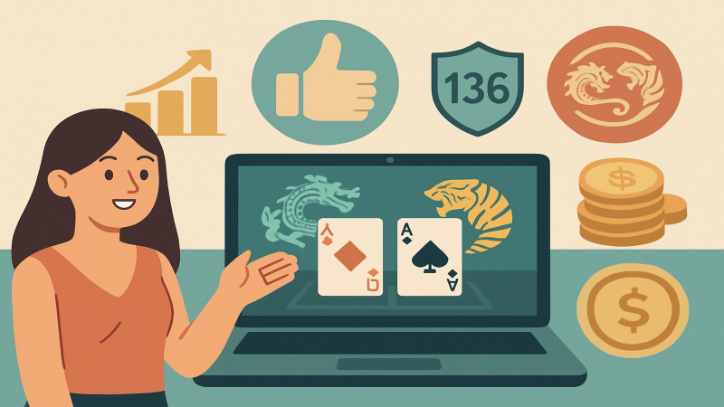 Vantagens e Diferenciais de Jogar Dragon Tiger na 136Bet